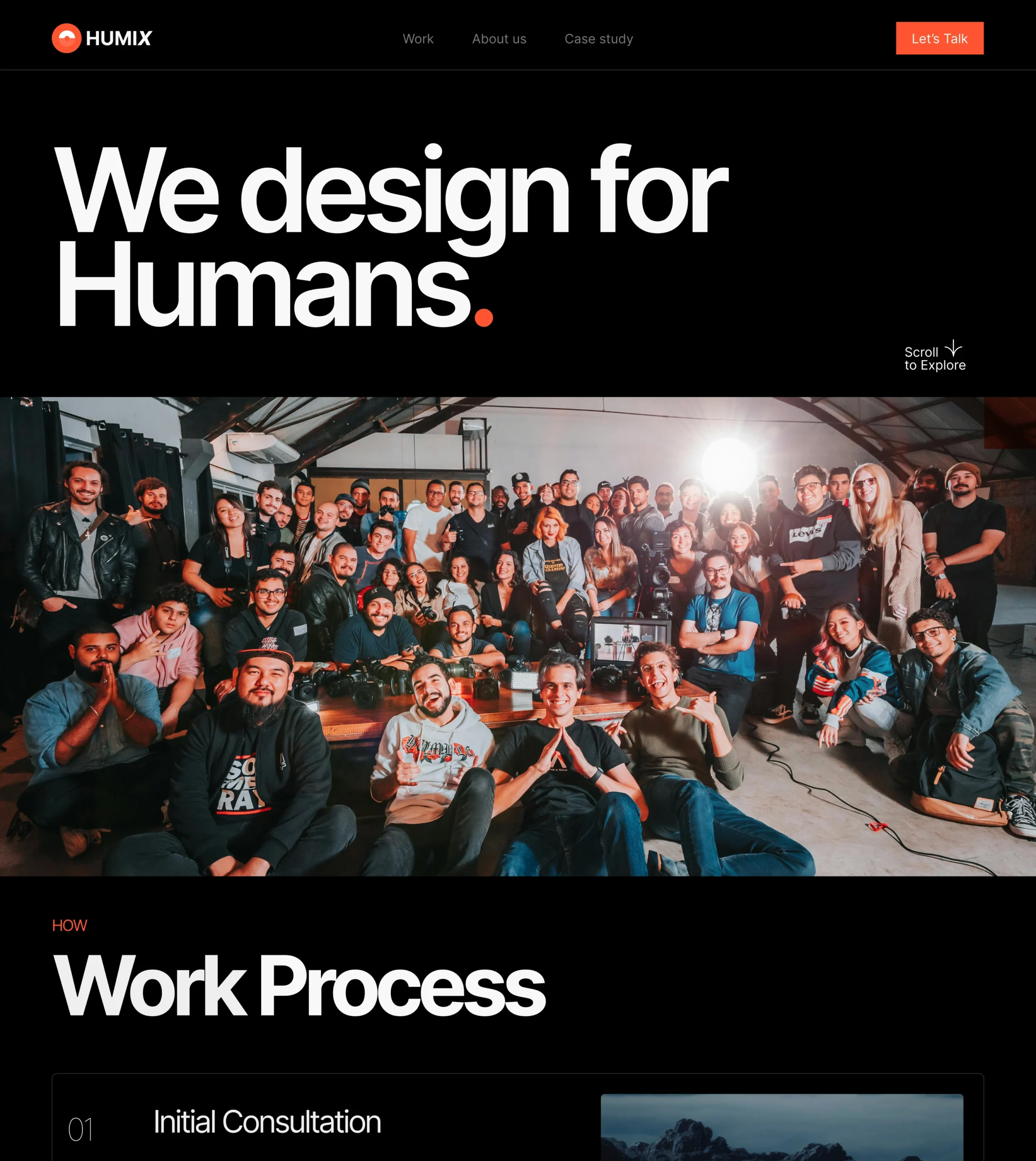 Humix – Design Agency Website Template