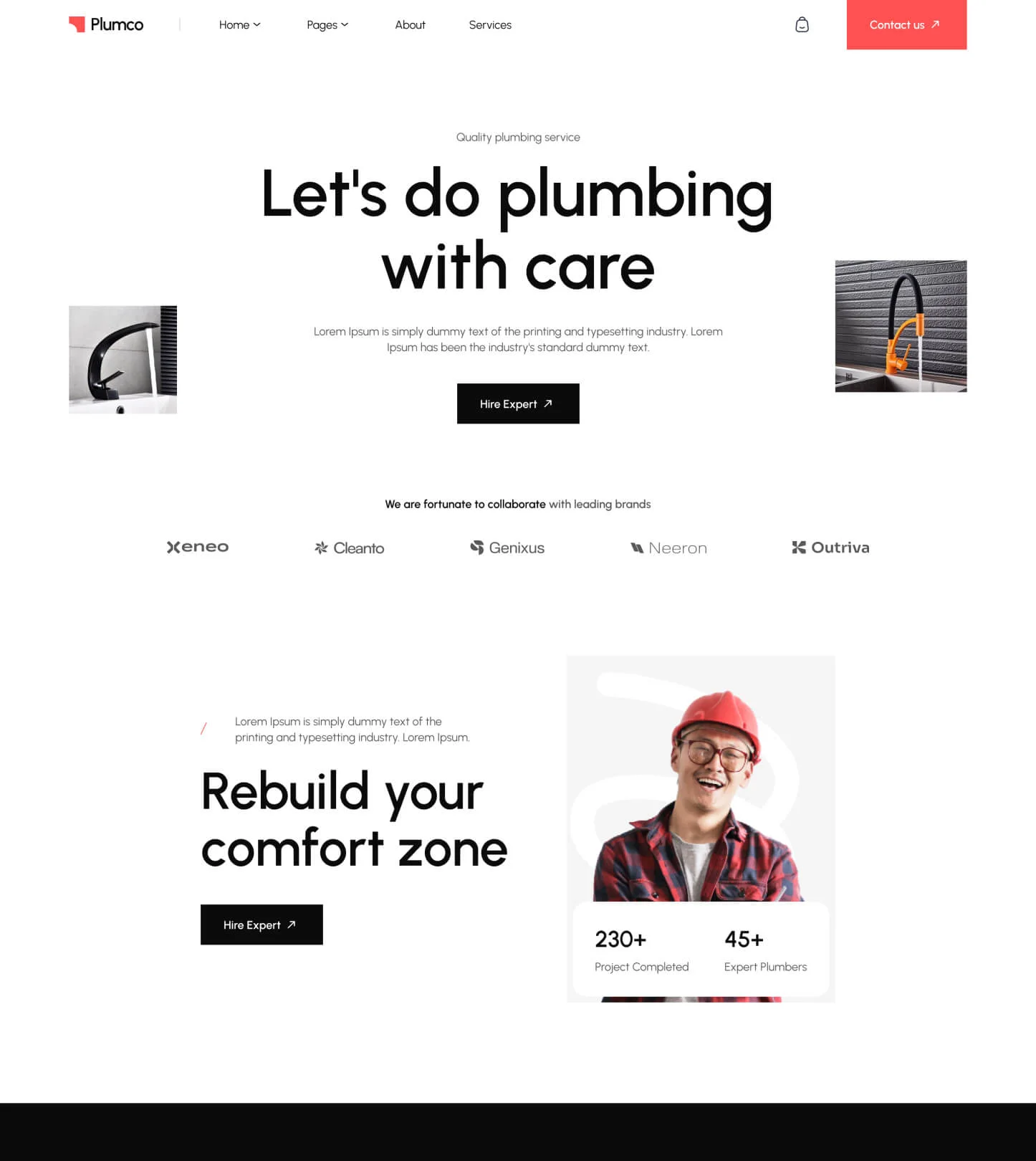 Plumco – Plumbing Company Website Template