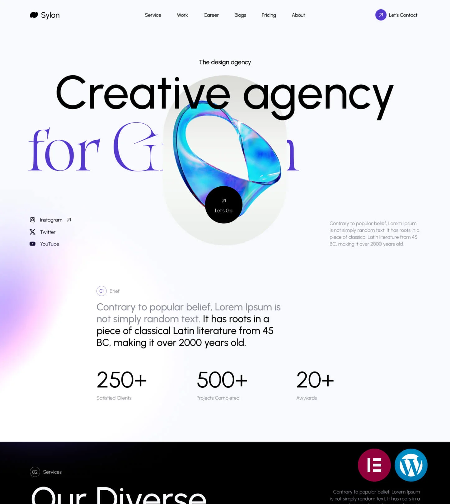 Sylon – WordPress Agency Website Template