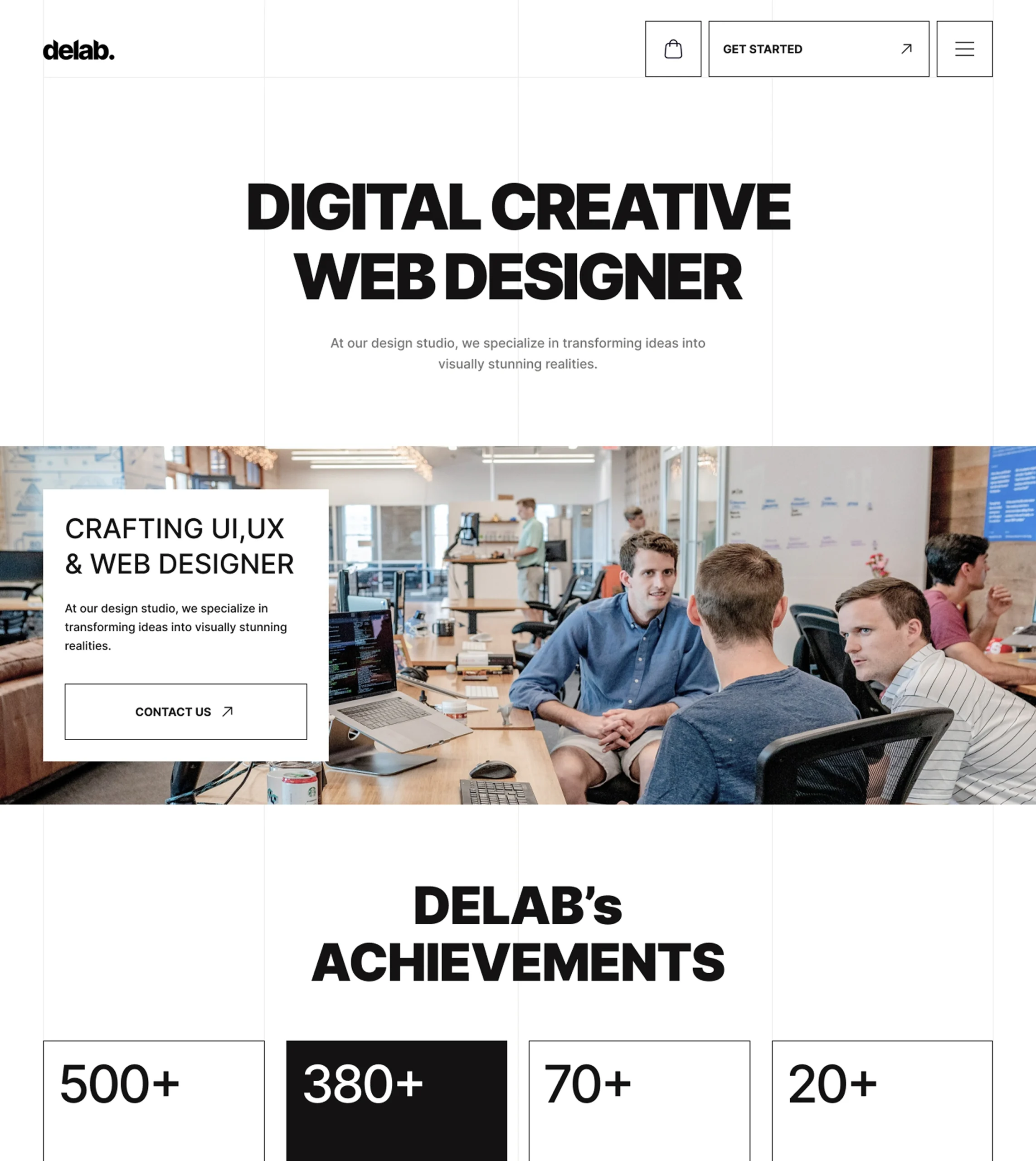 Delab – Marketing Agency Website Template