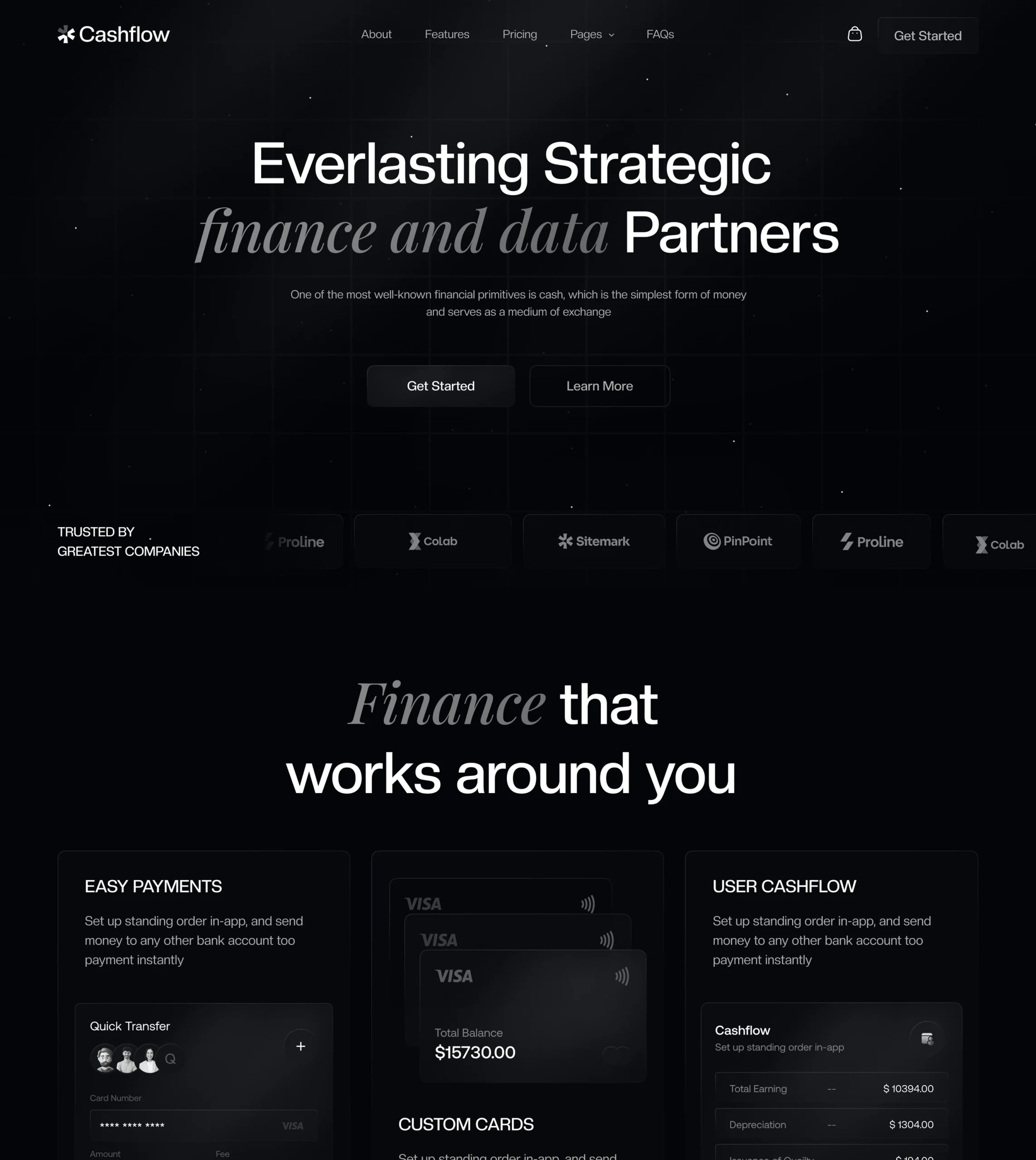 Cashflow – Technology Website Template