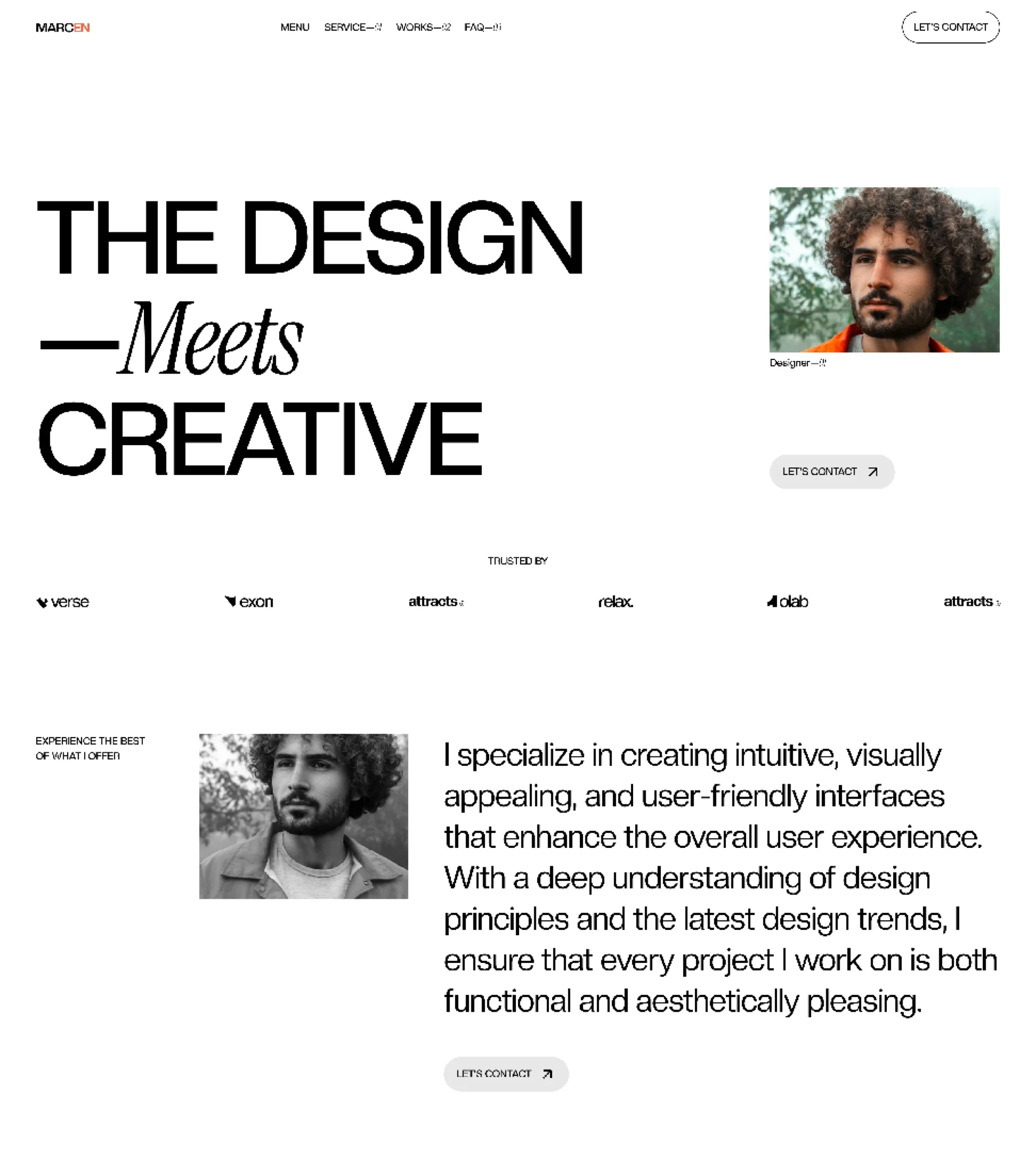 Marcen – Portfolio & Agency Website Template