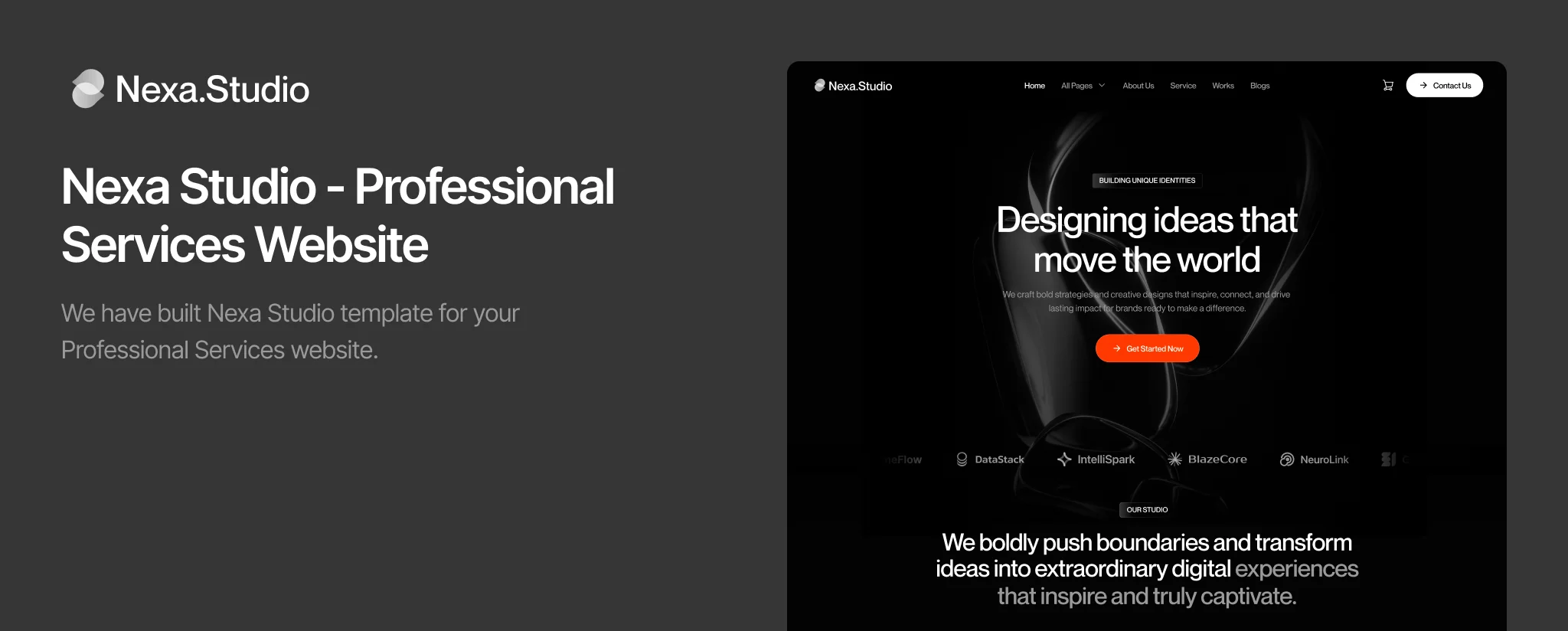 Nexa Studio - Digital Agency Website Template for Webflow - by Onixtheme